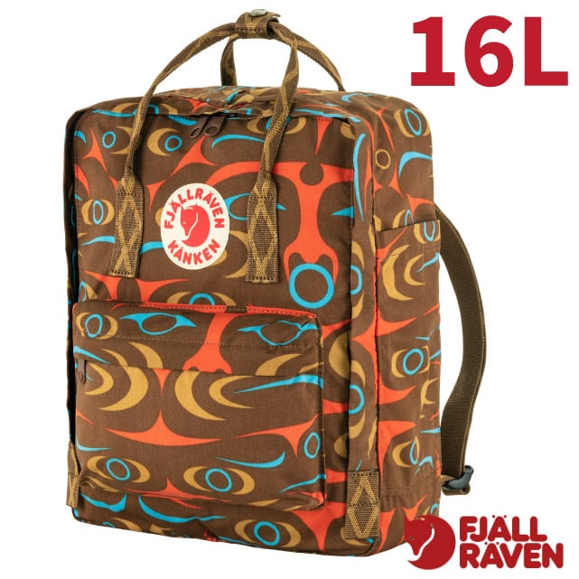 【Fjallraven 小狐狸】Kånken Art 輕巧日用背包16L.雙肩後背包/23200255-967 凱盧茨✿30E010